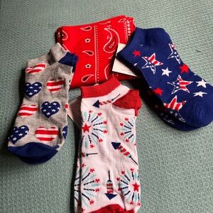 Patriotic Themed Ankle Socks bundle & bandana